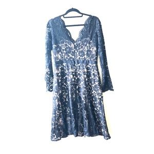 Nordstrom Black lace dress